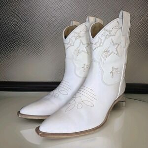 Shu Shop Women's Mid Calf Western Cowboy Boots Premium Cowgirl 8.5M